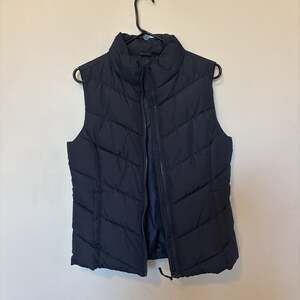 ❤️Aeropostale Women's blue  Puffer Vest Goose Down Zip Up